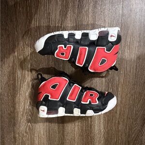 Nike Kids Black and Red AIR Sneakers
